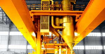 Quenching crane